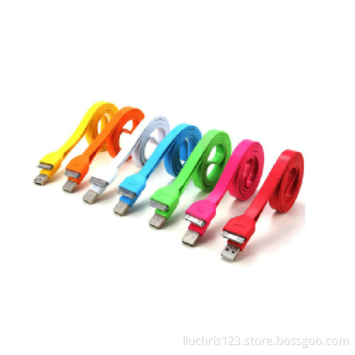 Good quality colorful Data Cable for iphone4 cable